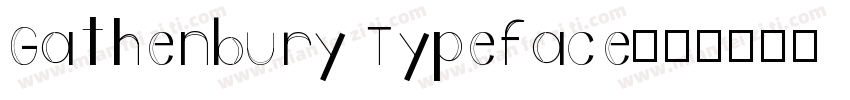 Gathenbury Typeface字体转换